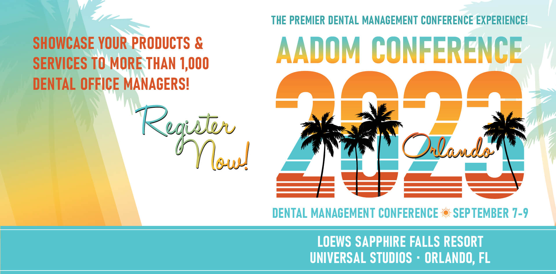 The cover of the AADOM 2023 conference